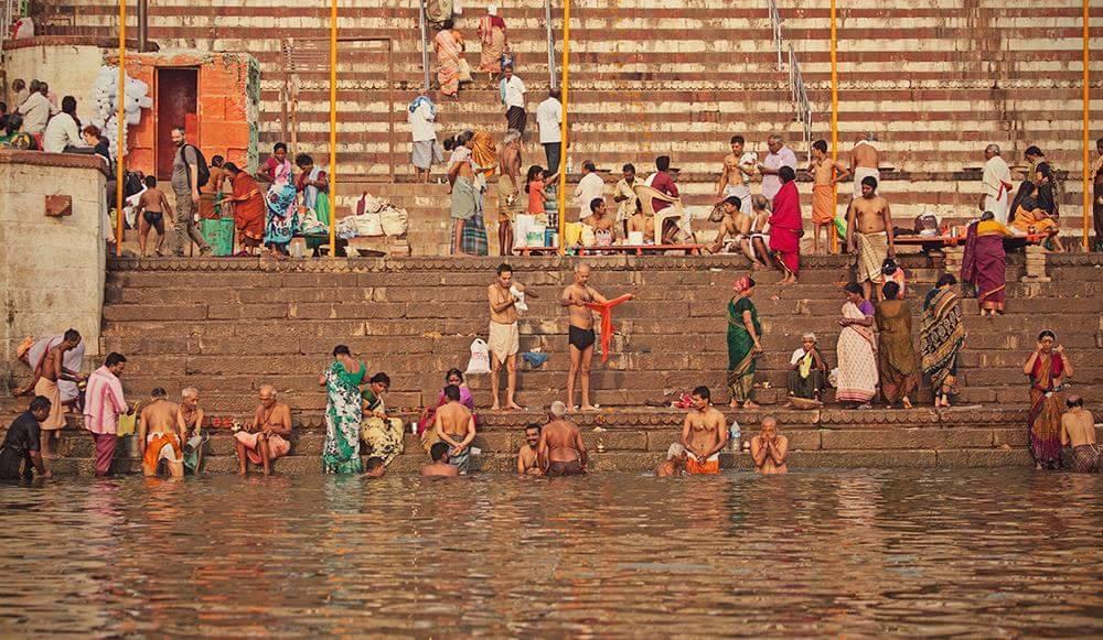 Ganga Paying Guest House Varanasi Eksteriør bilde