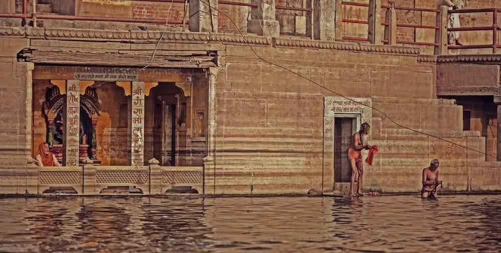 Ganga Paying Guest House Varanasi Eksteriør bilde