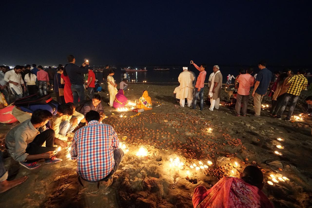 Ganga Paying Guest House Varanasi Eksteriør bilde